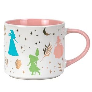 Disney Zak Designs 15 fl oz Stoneware Modern Princess Mug Pink